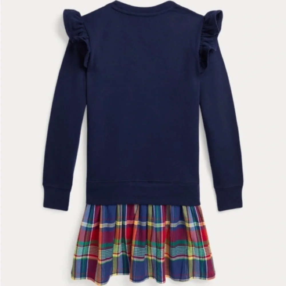 Polo Madras-Skirt Fleece Dress kids 16